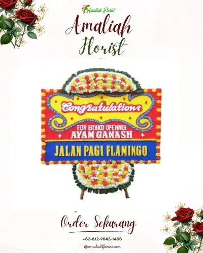 Bunga Papan Congratulation di Puncangluwuk